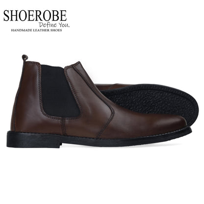 Men's Leather Chelsea Boots Brown | Ultimate Comfort & Style