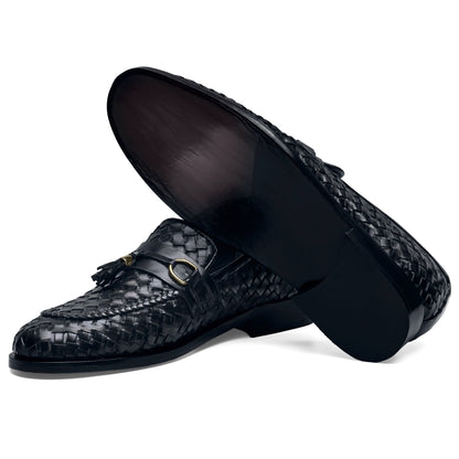 Weave Pattern Loafers for Men