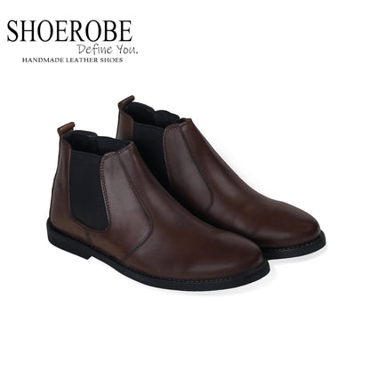 Men's Leather Chelsea Boots Brown | Ultimate Comfort & Style