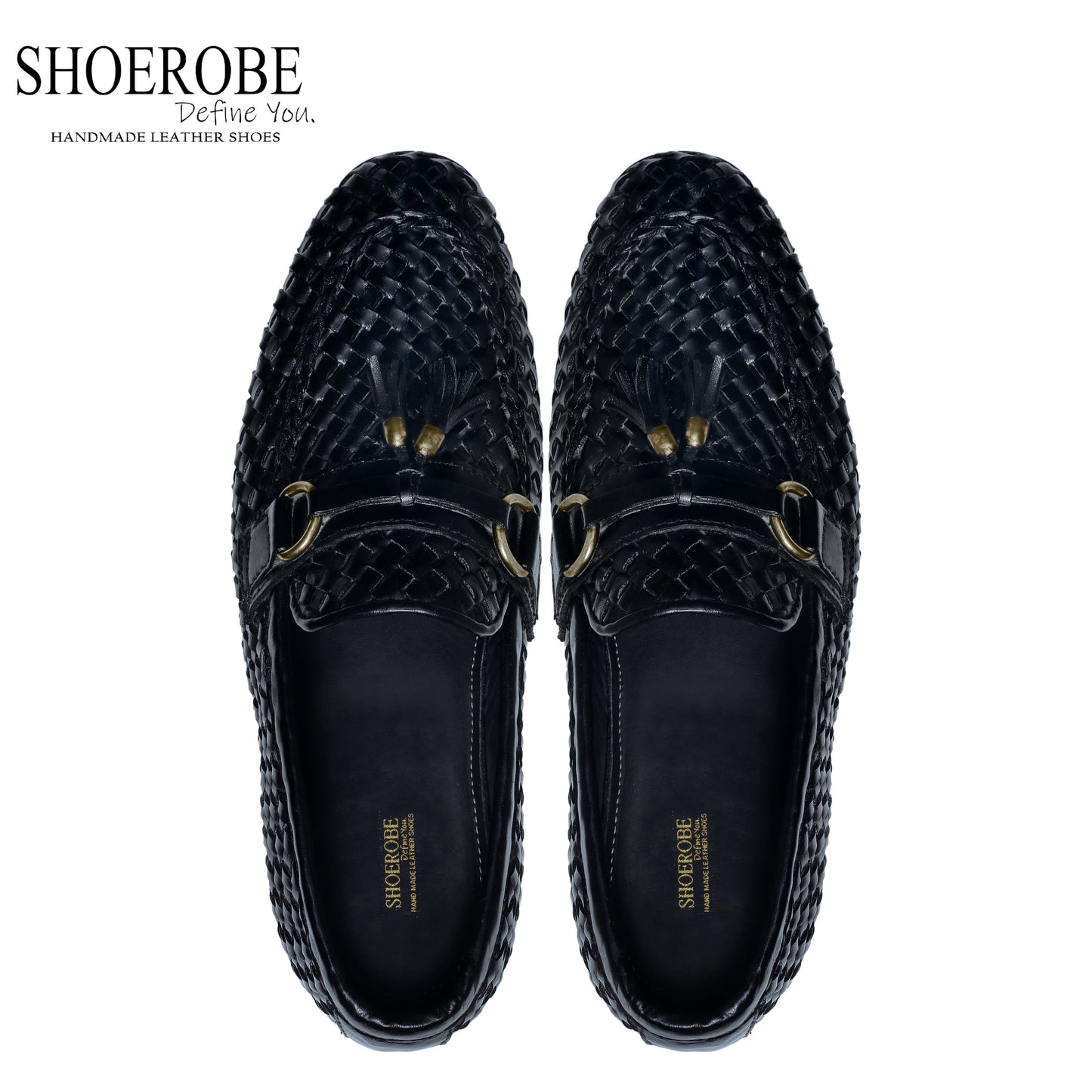 Weave Pattern Loafers for Men