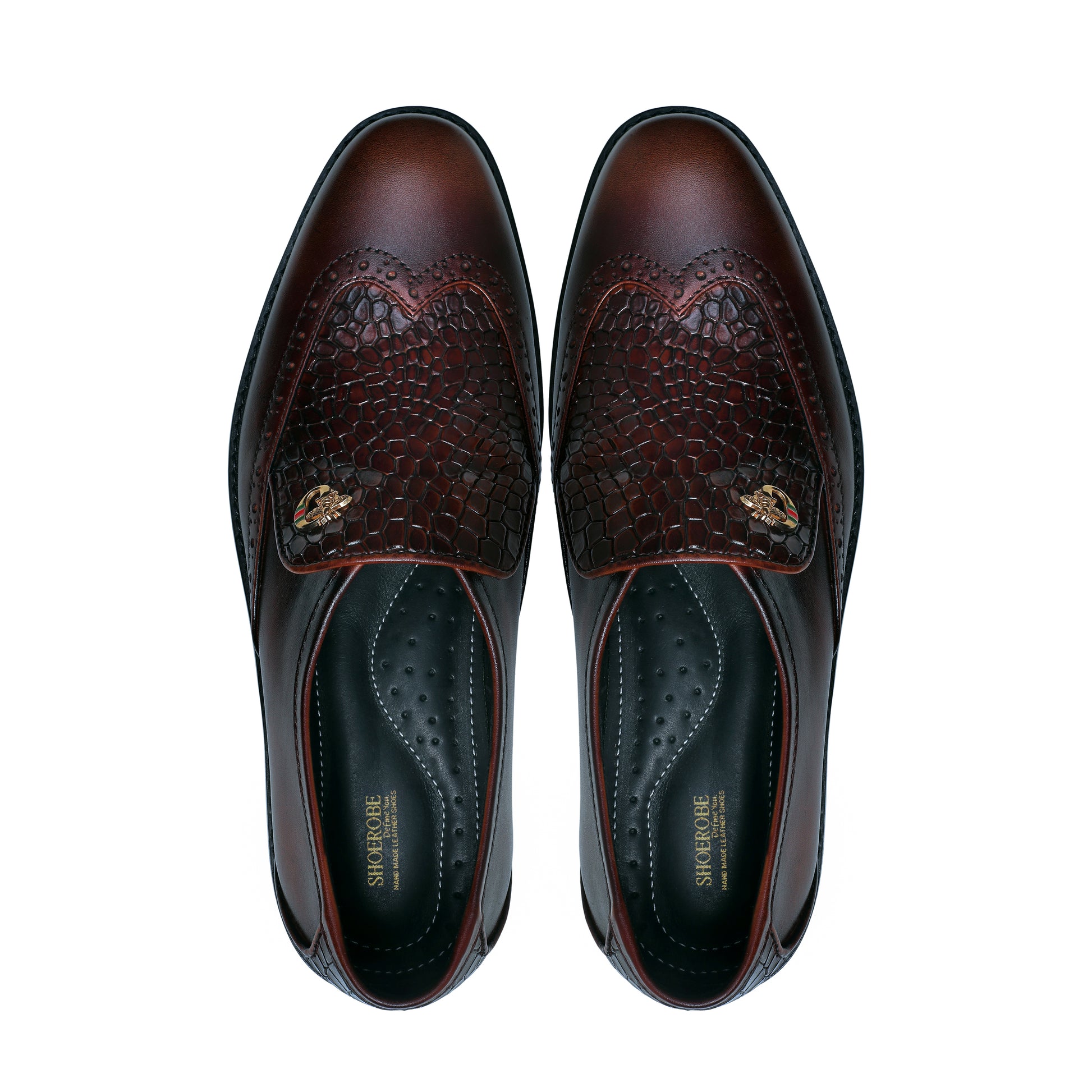 Alligator Style Loafers for Men