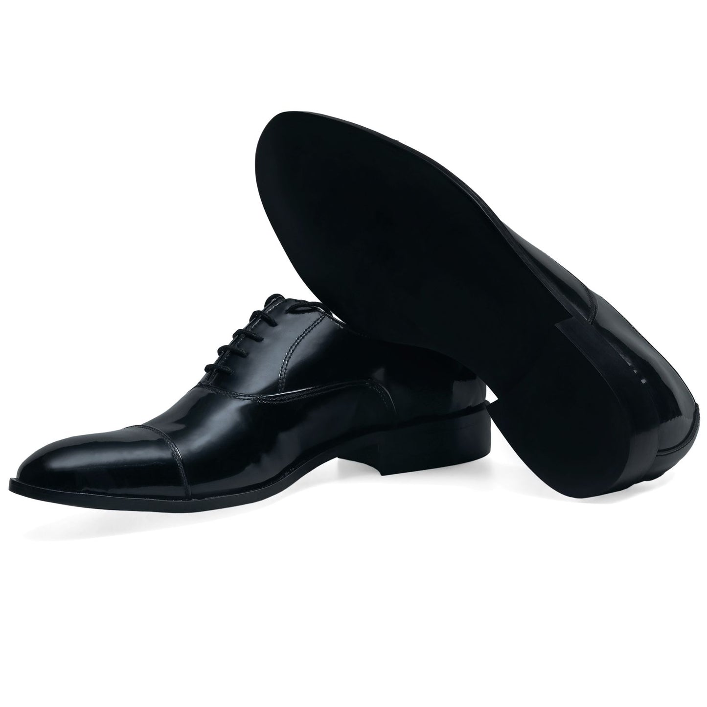 Black Cap Toe shoes