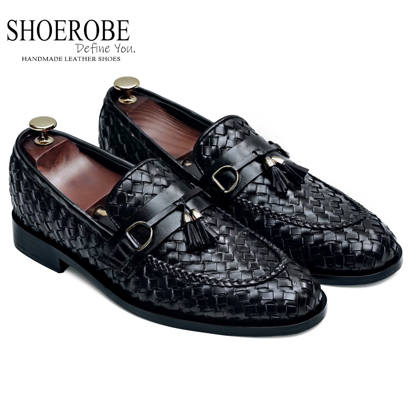 Weave Pattern Loafers for Men