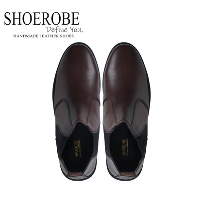 Men's Leather Chelsea Boots Brown | Ultimate Comfort & Style
