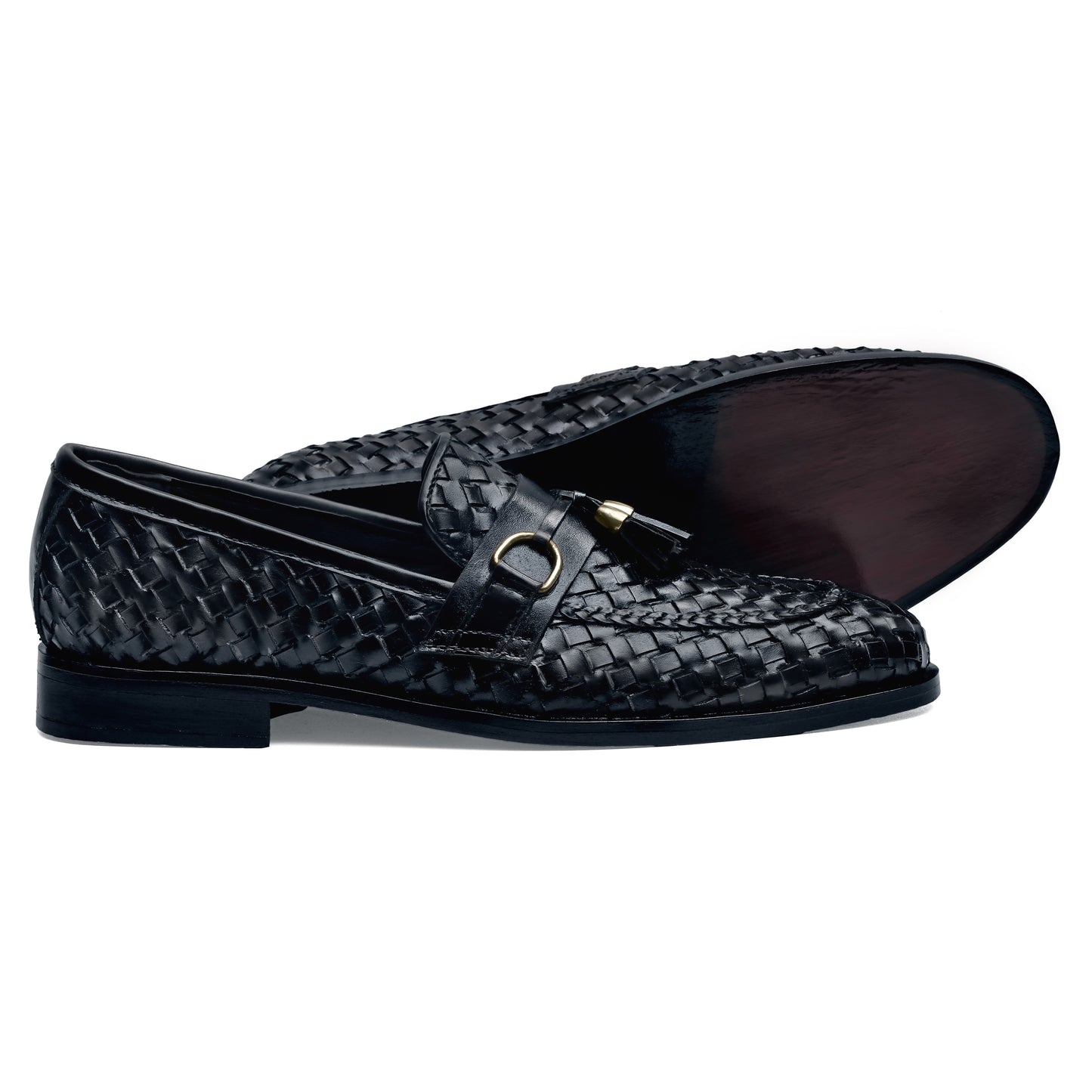 Weave Pattern Men's Loafers