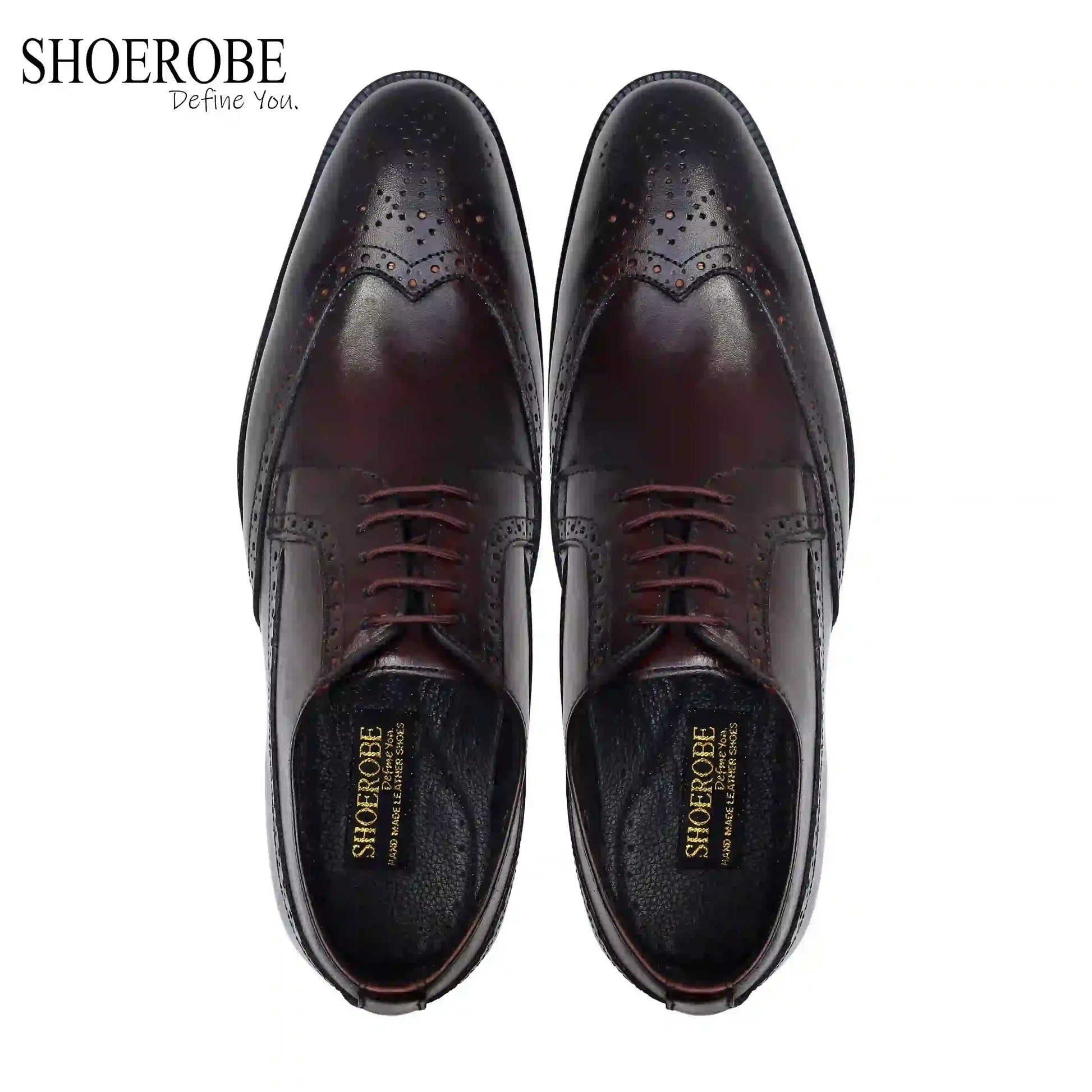 Chestnut Classic Oxford Leather Shoes for Men – Shoe Robe